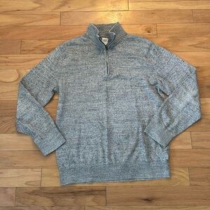 Gap | Men’s Gray Quarter Zip Sweater | size L